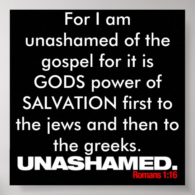 UNASHAMED 116 POSTER (Vorne)