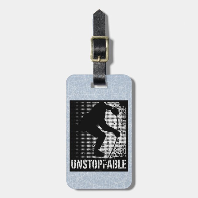 Unaufhaltsam (Hockey) Gepäckanhänger (Vorderseite vertikal)