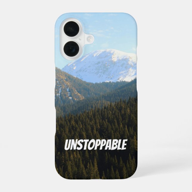 unaufhaltsam iPhone 16 hülle (Rückseite)