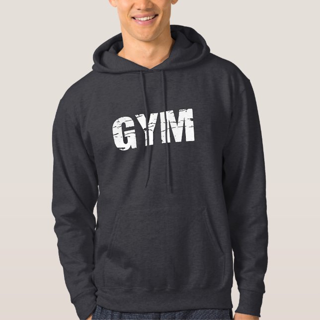Unaufhaltsam: Motivierend Gym-Design Hoodie (Vorderseite)