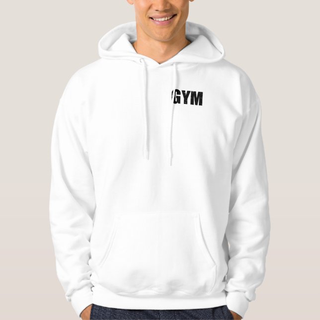 Unaufhaltsam: Motivierend Gym-Design Hoodie (Vorderseite)