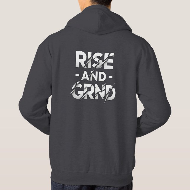 Unaufhaltsam: Motivierend Gym-Design Hoodie (Rückseite)