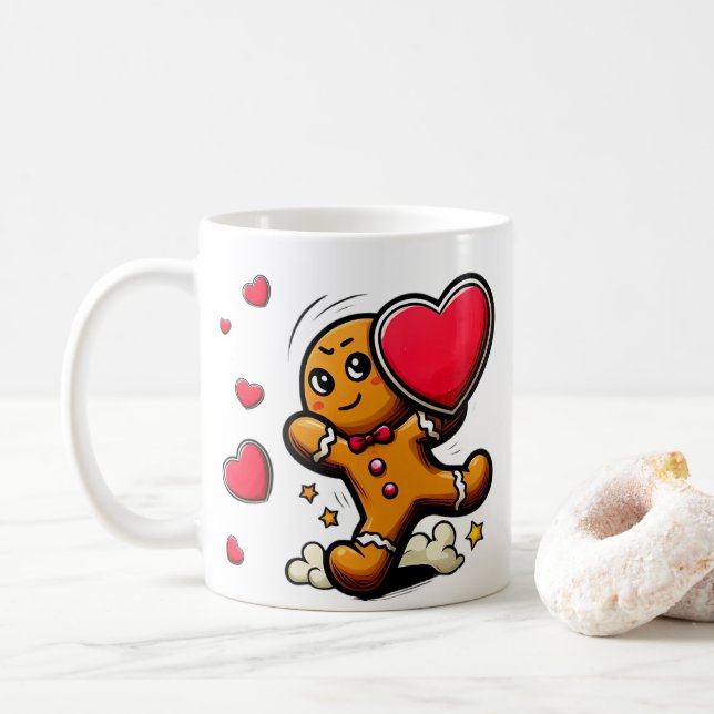 Unaufhaltsame Liebe Kaffeetasse (Mit Donut)