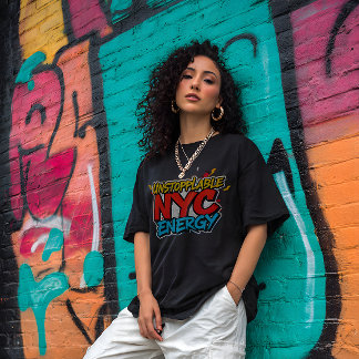 Unaufhaltsame New Yorker Energie T-Shirt