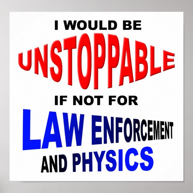 Unaufhaltsame Probleme Funny Poster (Vorne)