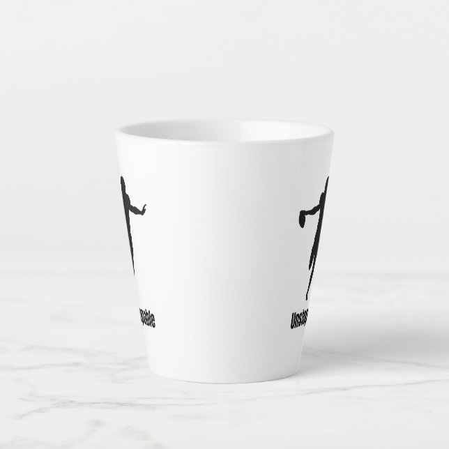 Unaufhaltsame weiße Tasse (Vorderseite)