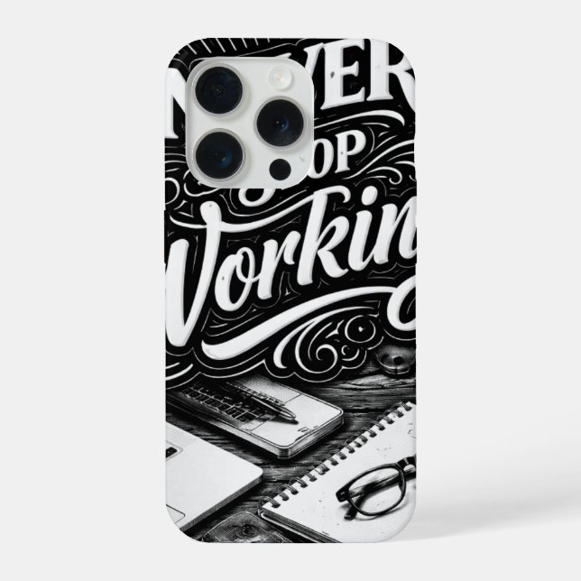 Unaufhaltsamer Einsatz iPhone Hülle (Rückseite)