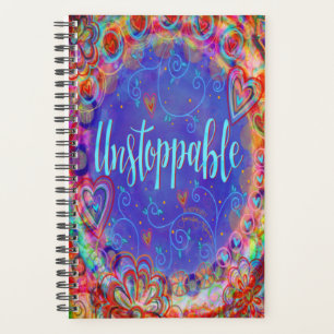 Unaufhaltsamer inspirierender Whimsical Fun Lila Planer