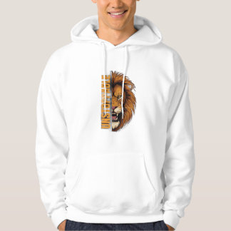 Unaufhaltsamer Löwe – Furchtloser König des Dschun Hoodie