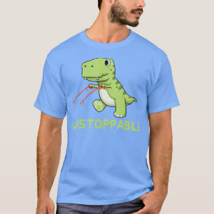 Unaufhaltsamer Rex mit langer Waffenpuppe T-Shirt