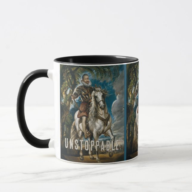 Unaufhaltsamer Rubens Pferd Becher – Individueller Tasse (Links)
