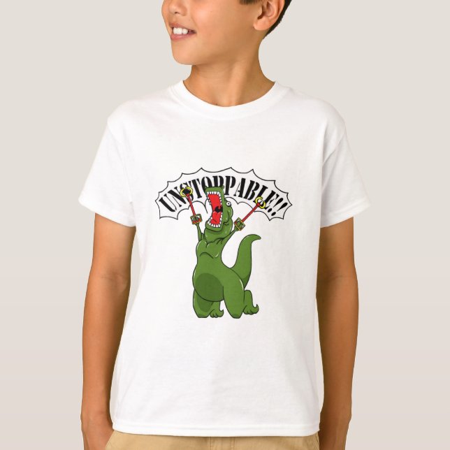 Unaufhaltsames T-Rex T-Shirt (Vorderseite)