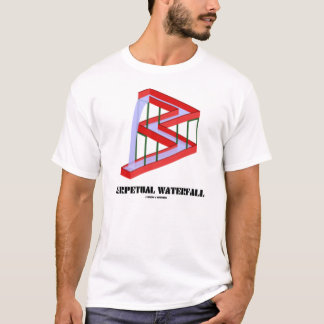 Unaufhörlicher Wasserfall (optische Täuschung) T-Shirt