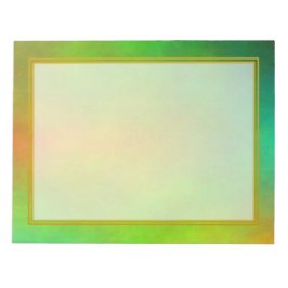 Unausgekleidete, grüne Plasma-große Notizblöcke