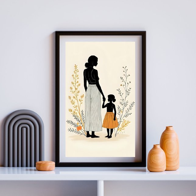 Unausgesprochene Liebe - Mutter und Kind III Poster (Von Creator hochgeladen)