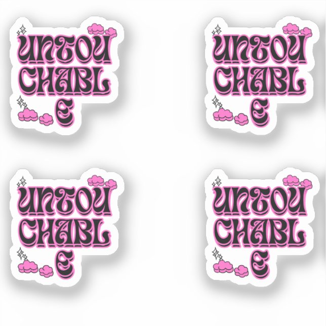 UNAVAILABLE – High Value Baddie Energy Sticker ✨ (Vorderseite)