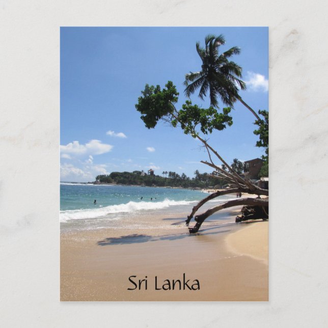 unawatuna beach sri lanka postkarte (Vorderseite)