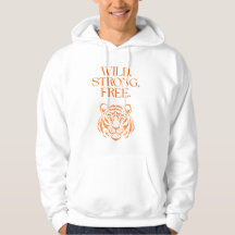 Unbändiger Tiger Hoodie – Kühnes Wildes Streetwear