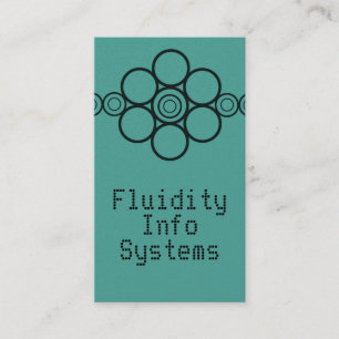 Unbedeutende Prokreise Visitenkarte, Türkis Visitenkarte