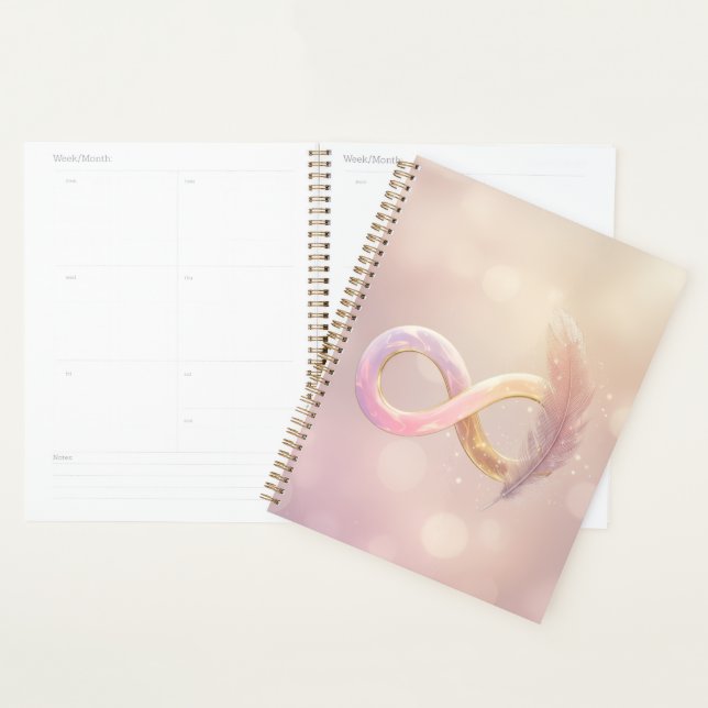 unbedingte Liebe & Feder-Symbol-Planer Planer (Anzeige)