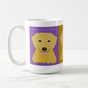Unbedingte Liebe-goldener Retriever Tasse