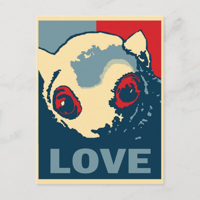 Unbedingte Liebe Postkarte (Vorderseite)