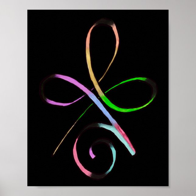 Unbedingte Liebe Schwarz Poster (Vorne)