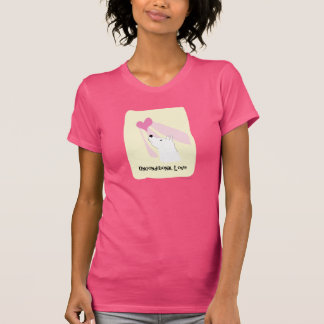 Unbedingter Liebe-Hund - rosa Behälter T-Shirt