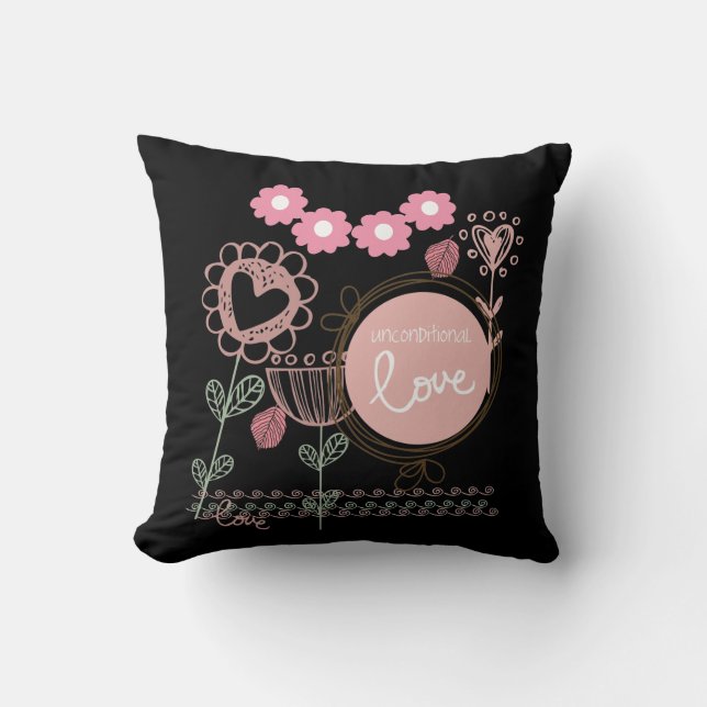 Unbedingter Liebe Pillow Kissen (Vorderseite)