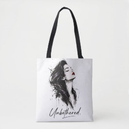 Unbeeindruckt. Minimalistische Aussage Baumwoll-T
