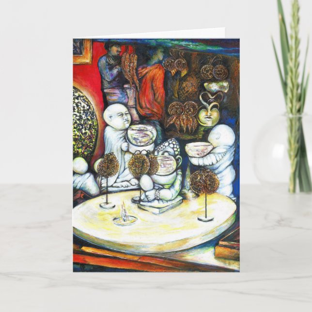 Unbeeindruckt von Challenge Dankeskarte (Vorderseite)