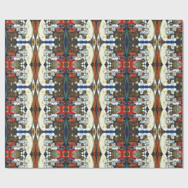 Unbeeindruckt von Challenge Geschenkpapier (Flach)