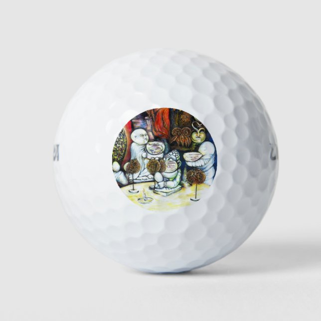 Unbeeindruckt von Challenge Golfball (Vorderseite)