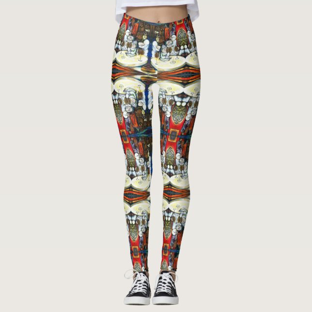 Unbeeindruckt von Challenge Leggings (Vorderseite)