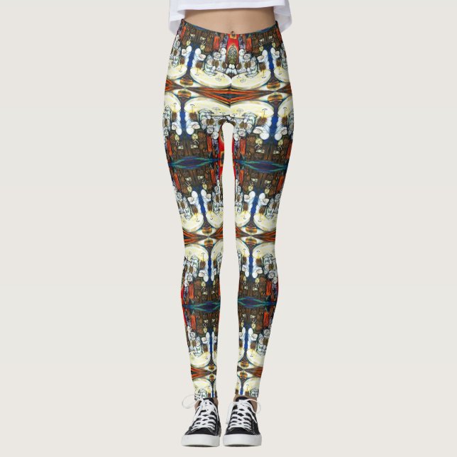 Unbeeindruckt von Challenge Leggings (Vorderseite)