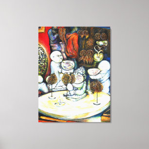 Unbeeindruckt von Challenge Leinwanddruck