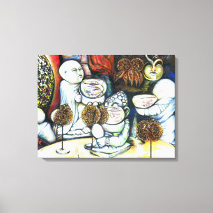 Unbeeindruckt von Challenge Leinwanddruck