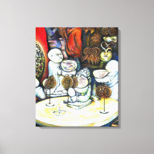 Unbeeindruckt von Challenge Leinwanddruck