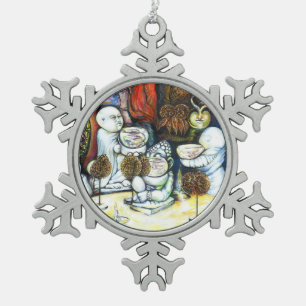 Unbeeindruckt von Challenge Schneeflocken Zinn-Ornament