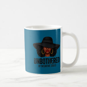 Unbeeindruckt von negativen Seelen Schwarze Frauen Kaffeetasse