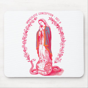 Unbefleckte Empfängnis 8. Dez. Jungfrau Maria Kath Mousepad