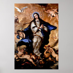 Unbeflecktes Conception-Poster Poster