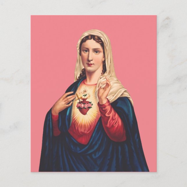 Unbeflecktes Herz der Jungfrau Mary (Vorderseite)