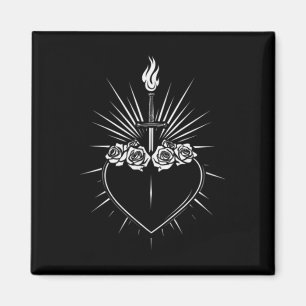 Unbeflecktes Herz Mary Männer Frauen katholische J Magnet