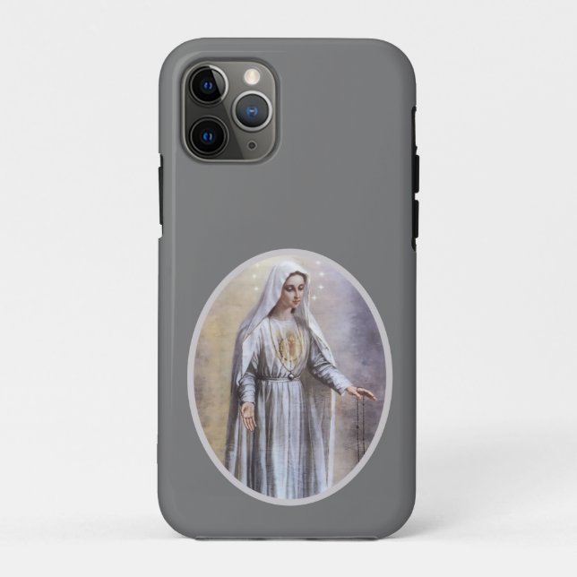 Unbeflecktes Herz von Mary, Jungfrau Mary iPhone G Case-Mate iPhone Hülle (Rückseite)
