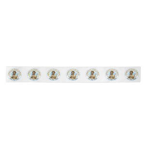 Unbeflecktes Herz von Mary Ora Pro Nobis Satinband
