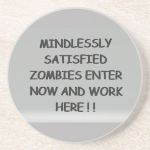 Unbefriedigt Zombies Getränkeuntersetzer