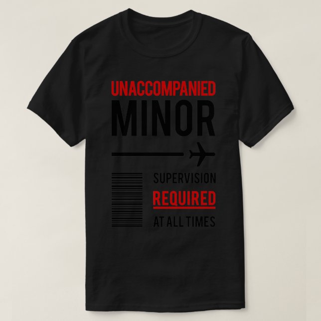 unbegleitete Minderjährige T-Shirt (Design vorne)