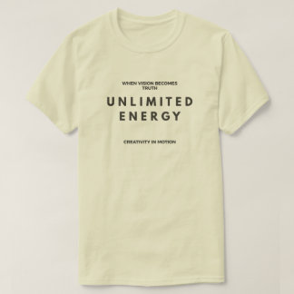 Unbegrenzte Energie – Modernes Minimalistisches T- T-Shirt