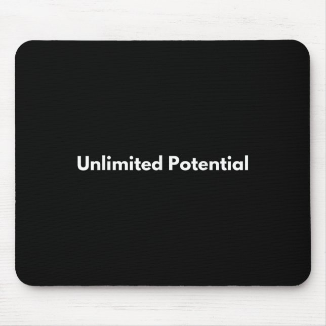 Unbegrenzte potenzielle inspirierende Motivation j Mousepad (Vorne)
